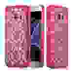 Handy Schutzhülle - Hülle - Robustes Ultra Slim Hard Cover Back Cover Bumper, pink, Backcover für Samsung Galaxy S7