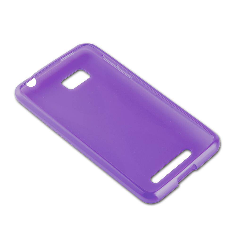 Cadorabo Handyhülle für HTC ONE SU in Lila Hülle Schutzhülle TPU Silikon Backcover Case