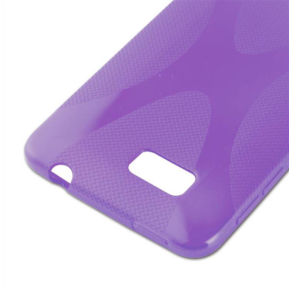 Cadorabo Handyhülle für HTC ONE SU in Lila Hülle Schutzhülle TPU Silikon Backcover Case