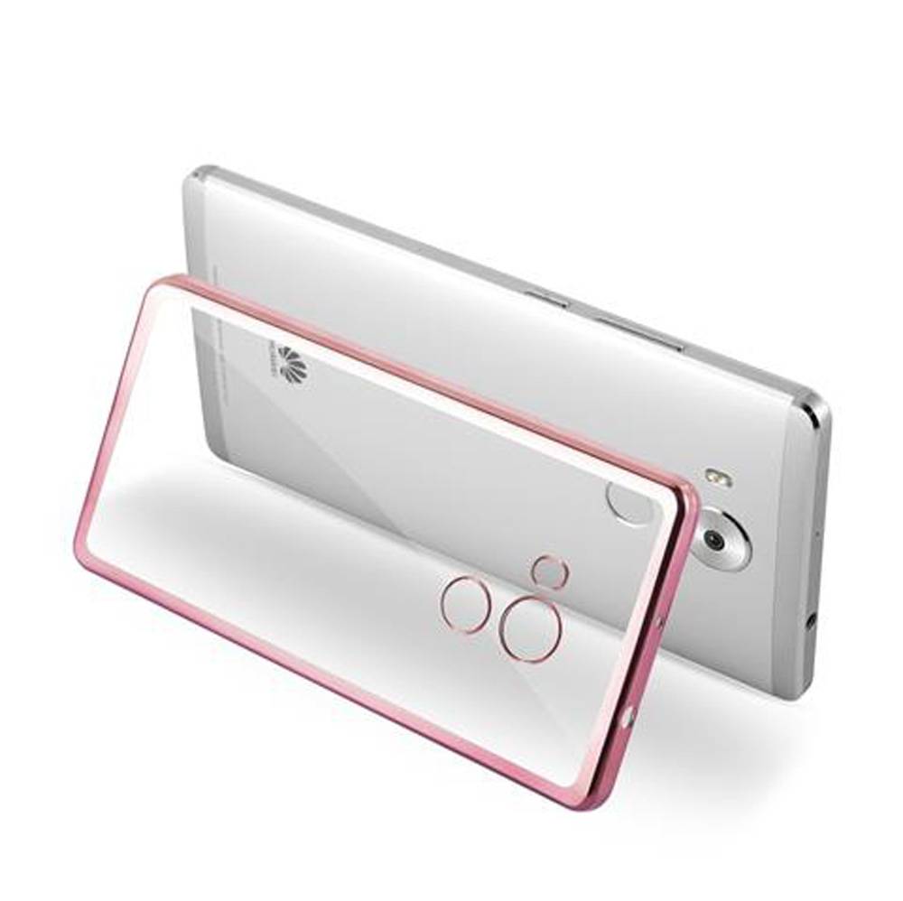 Cadorabo Hülle für Huawei MATE 8 Etui in Rosa Schutzhülle Handyhülle TPU Silikon Cover Case
