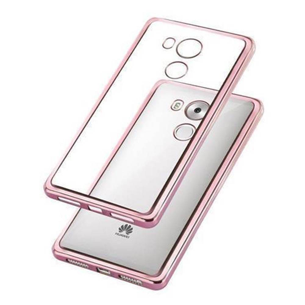 Cadorabo Hülle für Huawei MATE 8 Etui in Rosa Schutzhülle Handyhülle TPU Silikon Cover Case