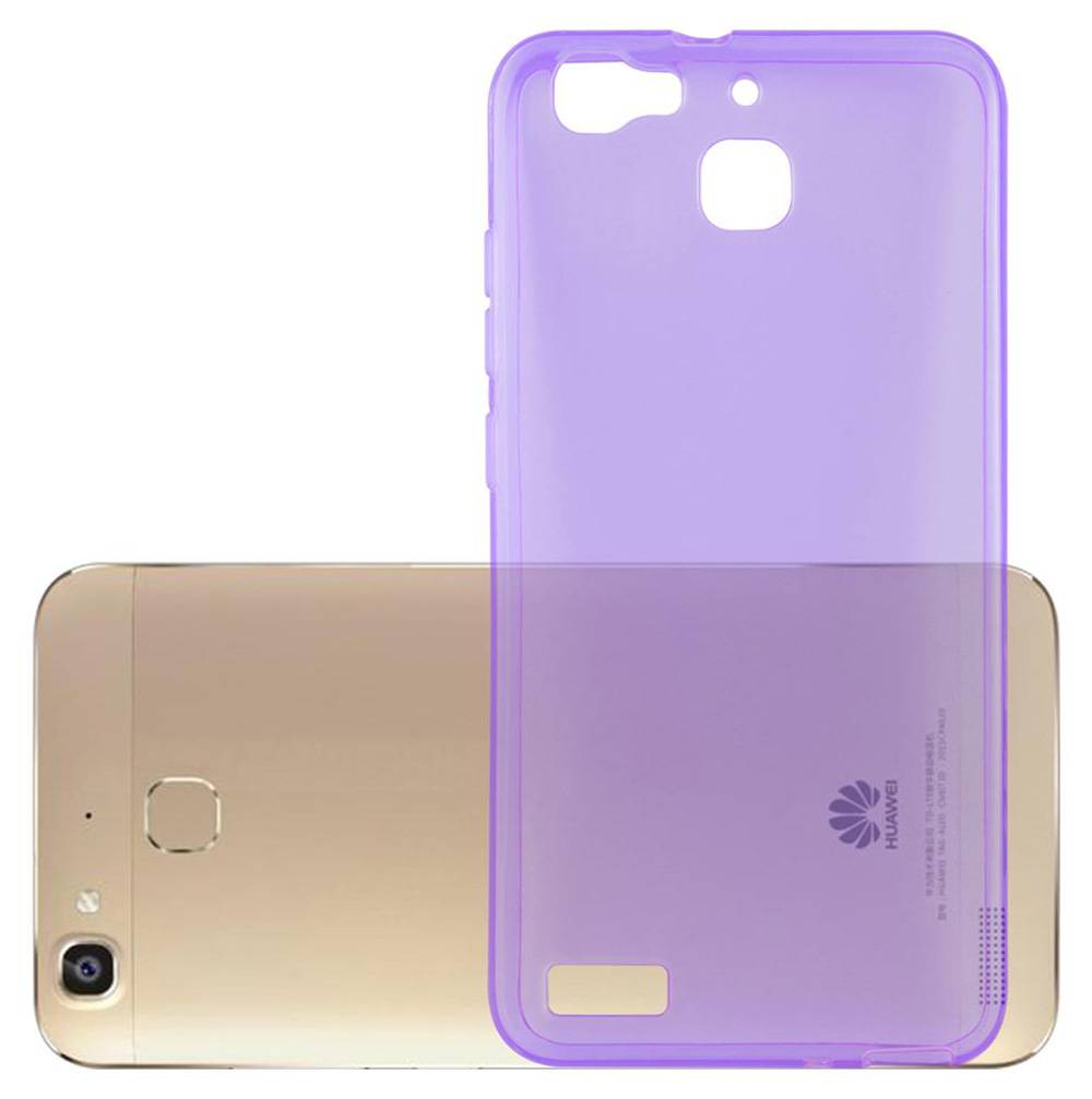 Cadorabo Hülle für Huawei G8 MINI / Enjoy 5S Schutz Hülle in Lila Schutzhülle TPU Silikon Cover Etui Case