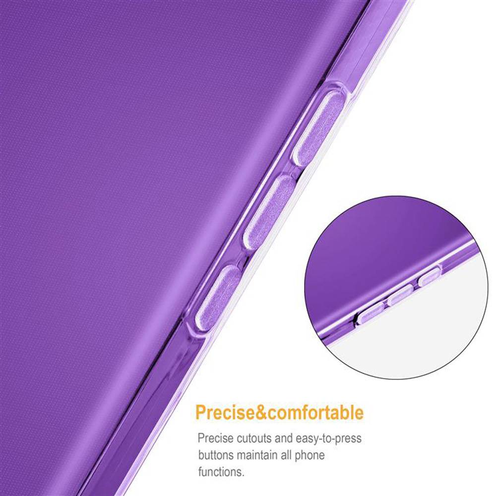 Cadorabo Hülle für Huawei G8 MINI / Enjoy 5S Schutz Hülle in Lila Schutzhülle TPU Silikon Cover Etui Case