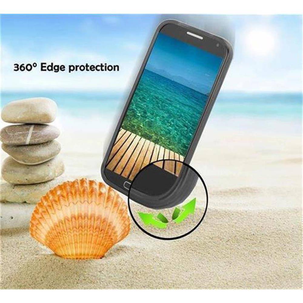 Cadorabo Schutzhülle für ZTE Blade S7 Hülle in Schwarz Handyhülle Case TPU Silikon Etui