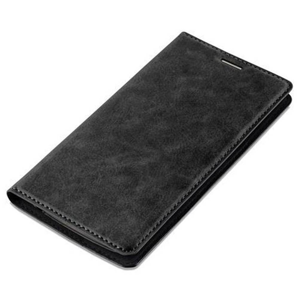 Cadorabo Hülle für LG G3 Schutz Hülle in Schwarz Handyhülle Etui Case Cover Magnetverschluss
