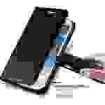 Cadorabo Hülle für Samsung Galaxy S3 / S3 NEO Schutz Hülle in Schwarz Handyhülle Etui Case Cover Magnetverschluss