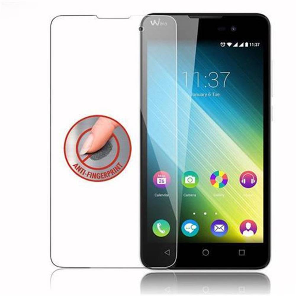 Cadorabo Panzer Folie für WIKO LENNY 2 Schutzfolie in Transparent Gehärtetes Tempered Display-Schutzglas