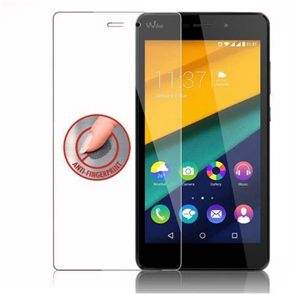 Cadorabo Panzer Folie für WIKO PULP FAB Schutzfolie in Transparent Gehärtetes Tempered Display-Schutzglas