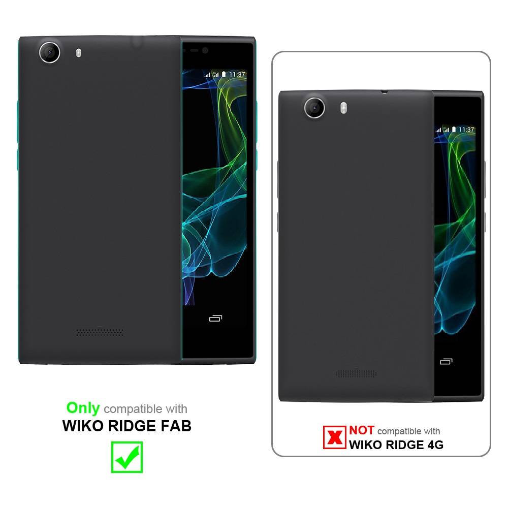 Cadorabo Panzer Folie für WIKO PULP FAB Schutzfolie in Transparent Gehärtetes Tempered Display-Schutzglas