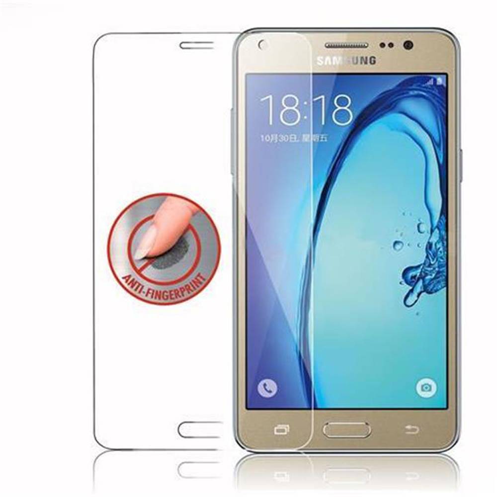 Cadorabo Panzer Folie für Samsung Galaxy On5 Schutzfolie in Transparent Gehärtetes Tempered Display-Schutzglas
