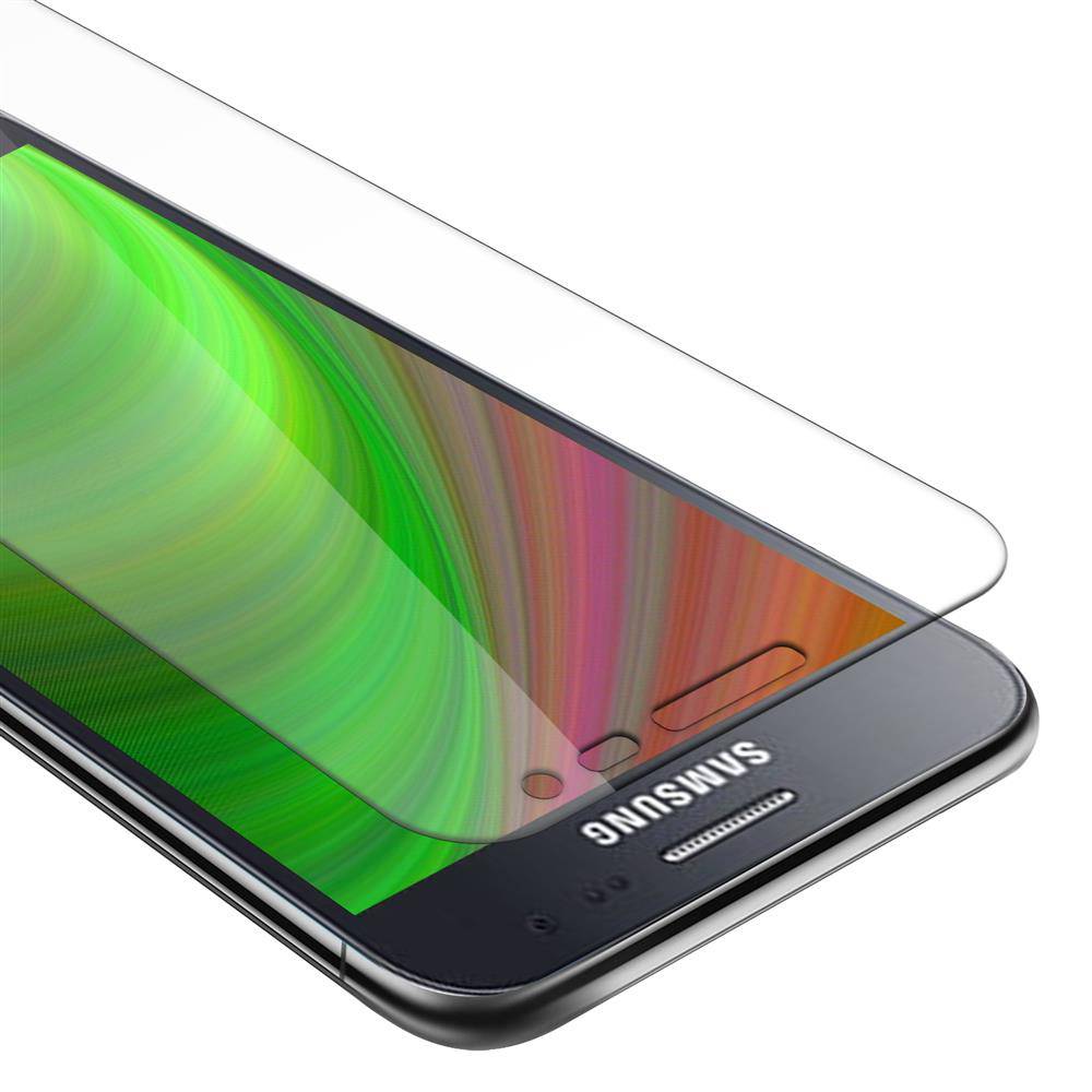 Cadorabo Panzer Folie für Samsung Galaxy J2 Schutzfolie in Transparent Gehärtetes Tempered Display-Schutzglas