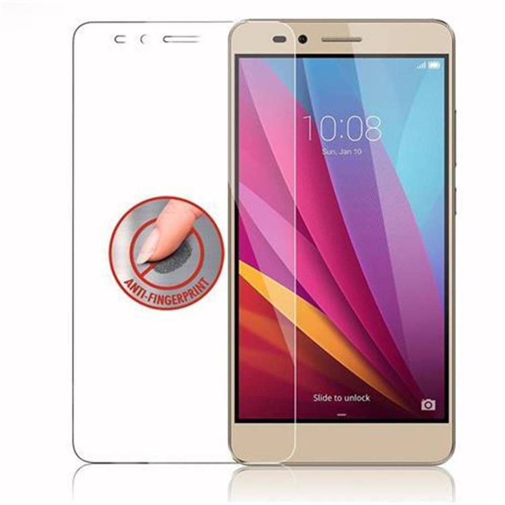 Cadorabo Panzer Folie für Honor 5X / Huawei GR5 Schutzfolie in Transparent Gehärtetes Tempered Display-Schutzglas