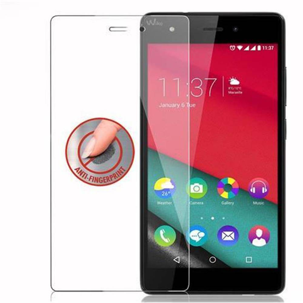Cadorabo Panzer Folie für WIKO PULP 4G Schutzfolie in Transparent Gehärtetes Tempered Display-Schutzglas