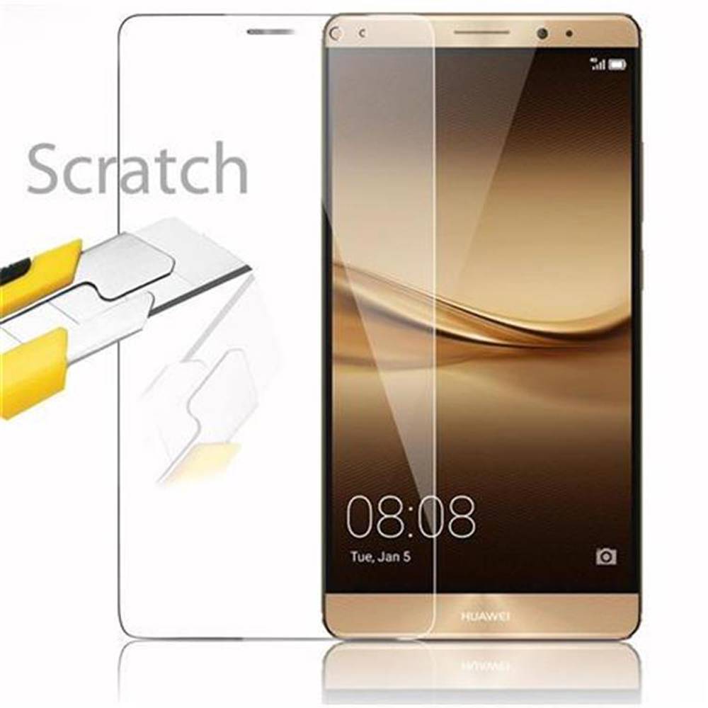 Cadorabo Panzer Folie für Huawei MATE 8 Schutzfolie in Transparent Gehärtetes Tempered Display-Schutzglas
