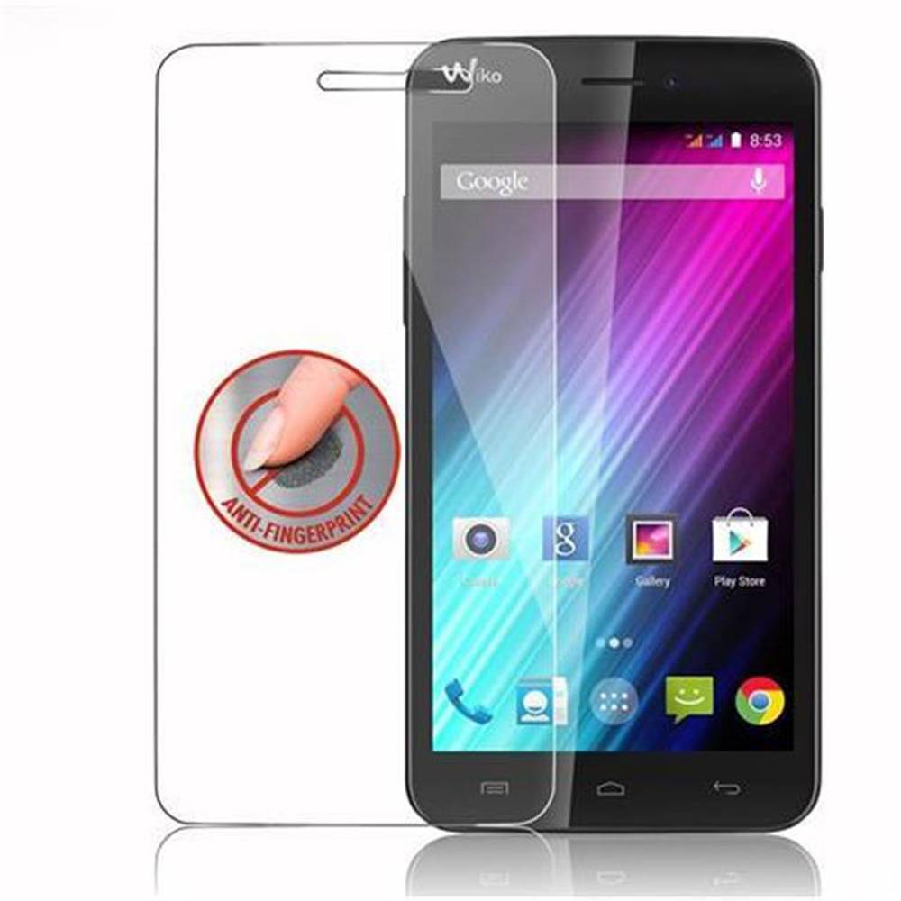 Cadorabo Panzer Folie für WIKO LENNY Schutzfolie in Transparent Gehärtetes Tempered Display-Schutzglas