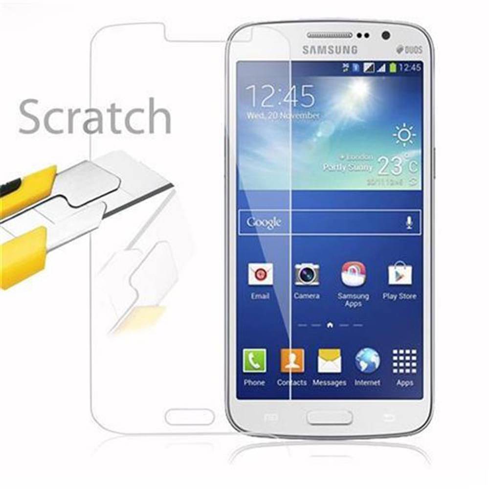 Cadorabo Panzer Folie für Samsung Galaxy GRAND 2 Schutzfolie in Transparent Gehärtetes Tempered Display-Schutzglas