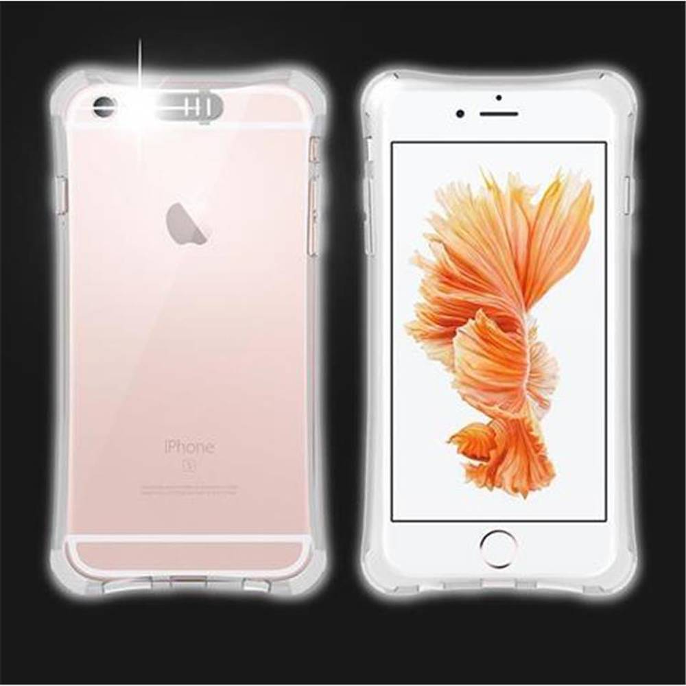 Cadorabo Schutzhülle für Apple iPhone 6 / iPhone 6S Hülle in Weiß Handyhülle Etui TPU Silikon Cover Case Slim