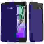 Cadorabo Hülle für Samsung Galaxy A3 2016 Schutzhülle in Blau Handyhülle TPU Silikon Etui Case Cover