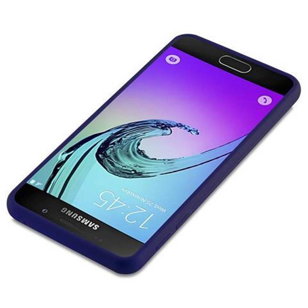 Cadorabo Hülle für Samsung Galaxy A3 2016 Schutzhülle in Blau Handyhülle TPU Silikon Etui Case Cover
