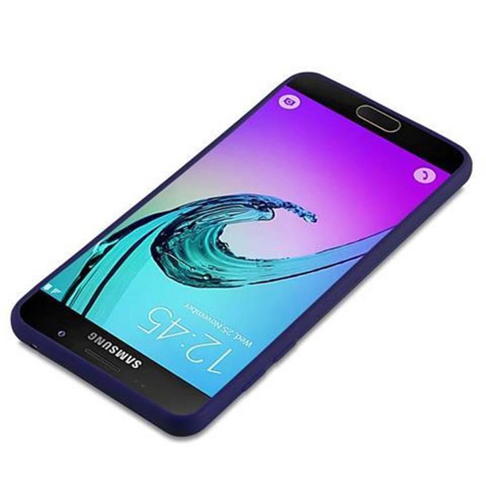 Cadorabo Hülle für Samsung Galaxy A5 2016 Schutzhülle in Blau Handyhülle TPU Silikon Etui Case Cover