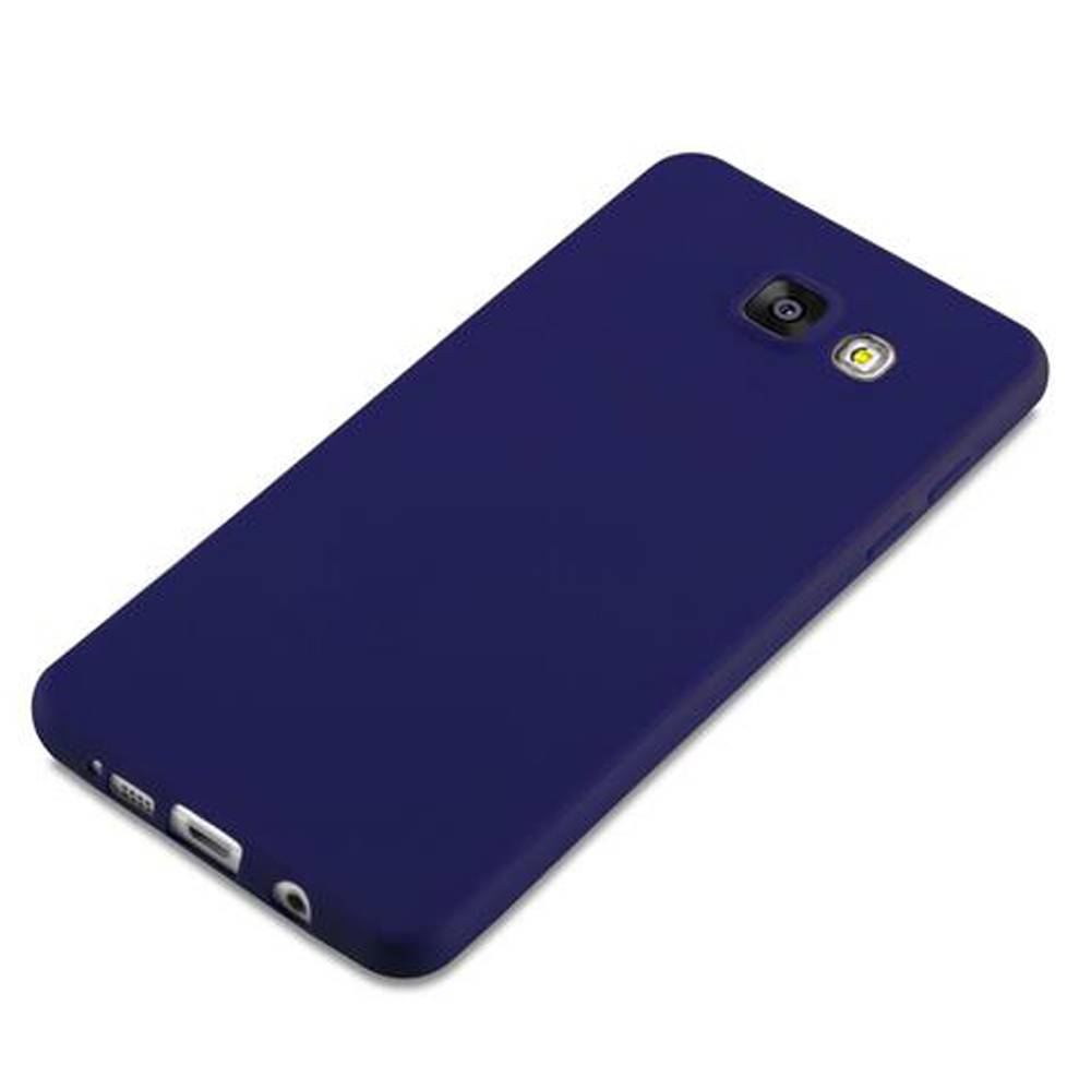 Cadorabo Hülle für Samsung Galaxy A5 2016 Schutzhülle in Blau Handyhülle TPU Silikon Etui Case Cover