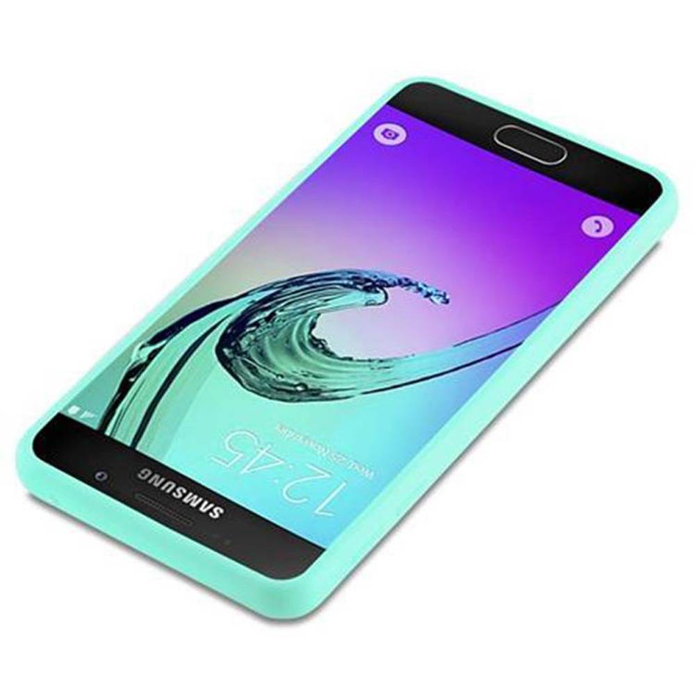 Cadorabo Hülle für Samsung Galaxy A3 2016 Schutzhülle in Blau Handyhülle TPU Silikon Etui Case Cover