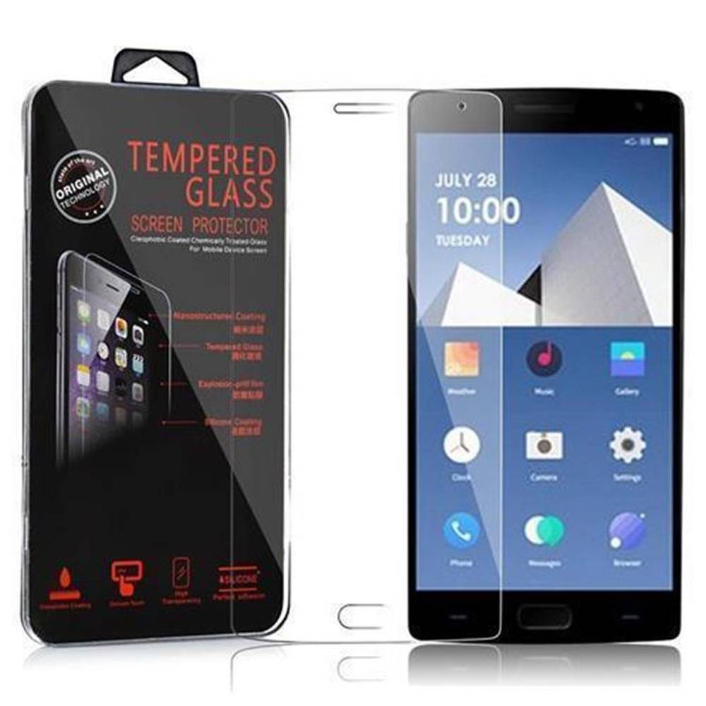 Cadorabo Panzer Folie für OnePlus TWO Schutzfolie in Transparent Gehärtetes Tempered Display-Schutzglas