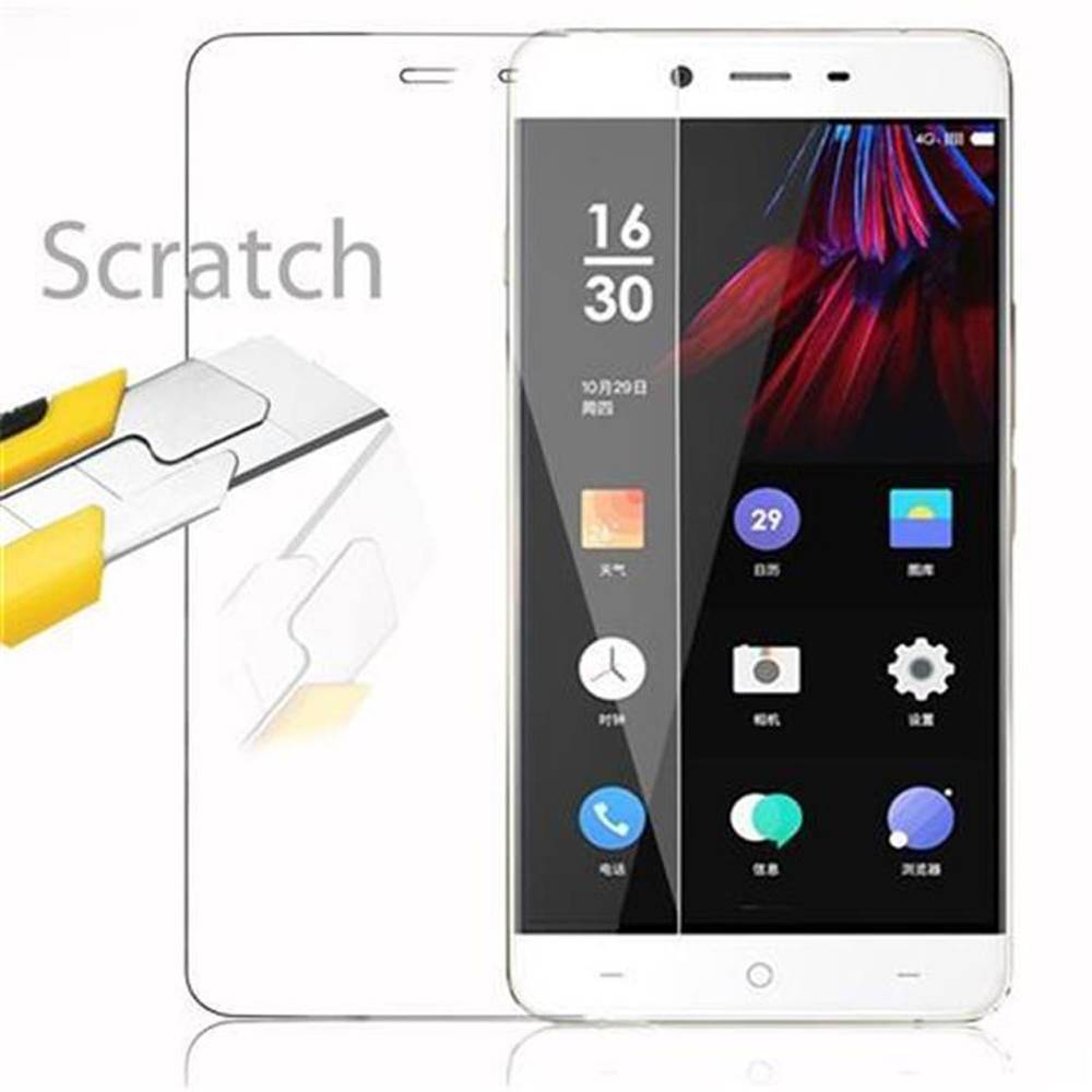Cadorabo Panzer Folie für OnePlus ONE X Schutzfolie in Transparent Gehärtetes Tempered Display-Schutzglas
