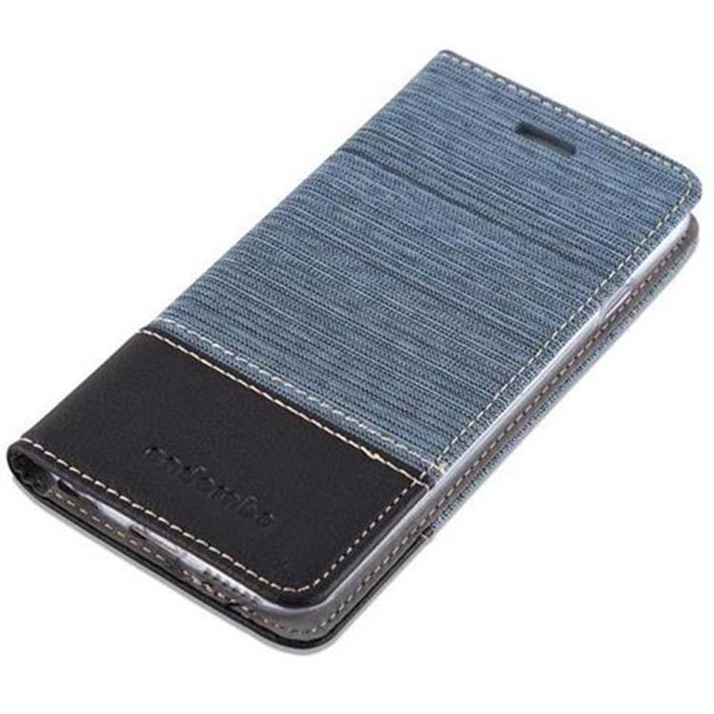 Cadorabo Hülle für Apple iPhone 6 / 6S Schutzhülle in Blau Handy Hülle Etui Book Case Cover