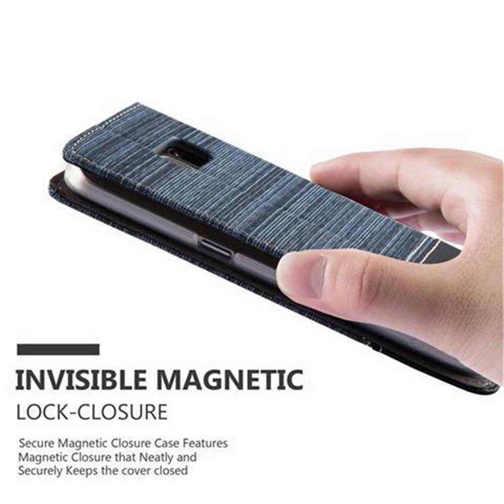 Cadorabo Hülle für Samsung Galaxy S7 Schutzhülle in Blau Handy Hülle Etui Book Case Cover