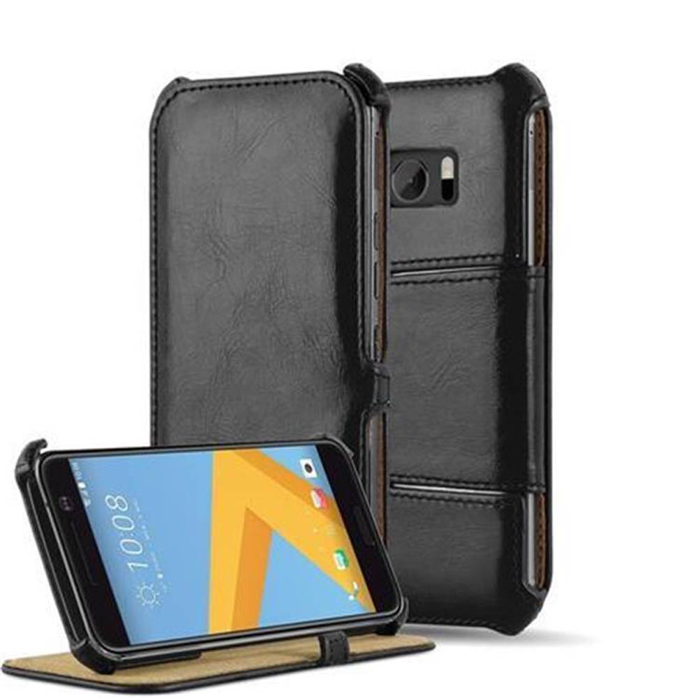 Cadorabo Schutzhülle für HTC ONE M10 Hülle in Schwarz Handyhülle Etui Case Cover Tasche