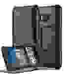 Cadorabo Schutzhülle für HTC ONE M9 Hülle in Schwarz Handyhülle Etui Case Cover Tasche