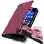 Cadorabo Hülle für Nokia Lumia 535 Schutz Hülle in Rot Handyhülle Etui Case Cover Magnetverschluss