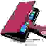 Cadorabo Hülle für Nokia Lumia 630 / 635 Schutz Hülle in Rot Handyhülle Etui Case Cover Magnetverschluss