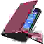 Cadorabo Hülle für Nokia Lumia 650 Schutz Hülle in Rot Handyhülle Etui Case Cover Magnetverschluss
