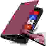 Cadorabo Hülle für Nokia Lumia 830 Schutz Hülle in Rot Handyhülle Etui Case Cover Magnetverschluss