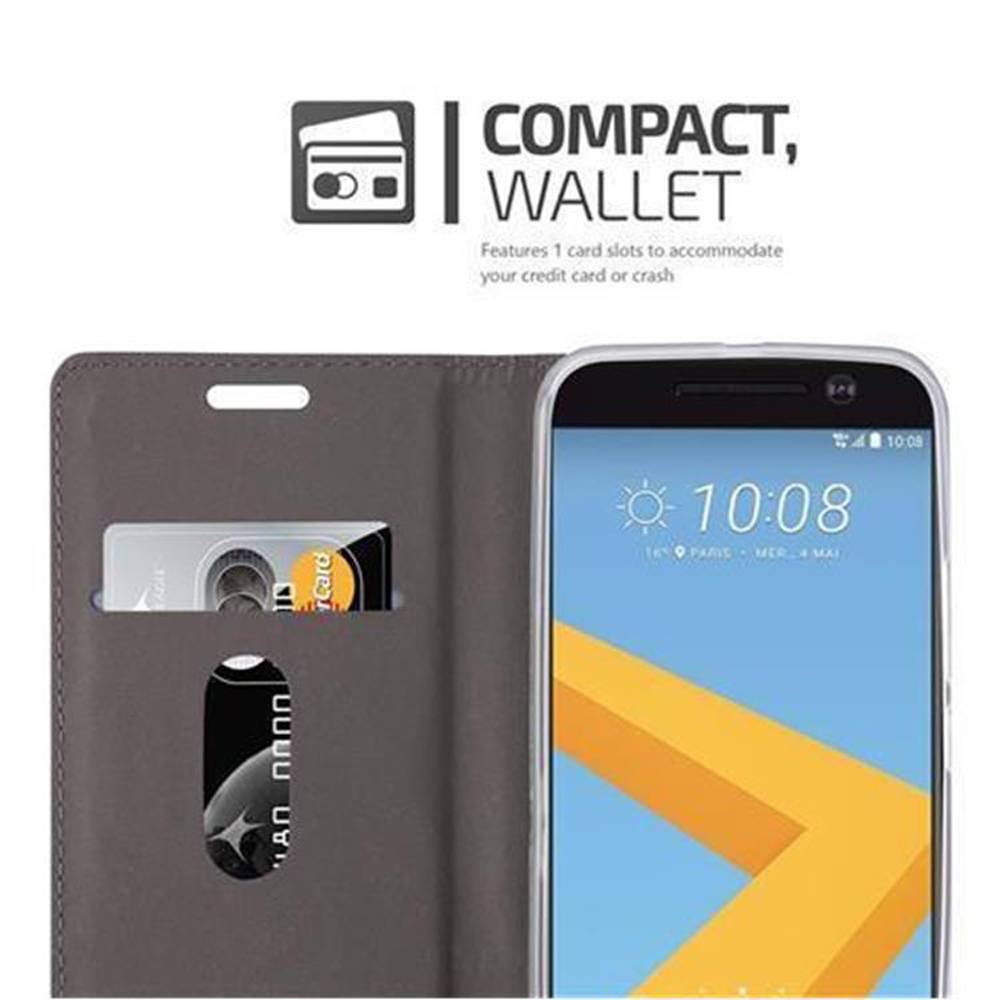 Cadorabo Hülle für HTC ONE M10 Schutzhülle in Blau Handy Hülle Etui Book Case Cover
