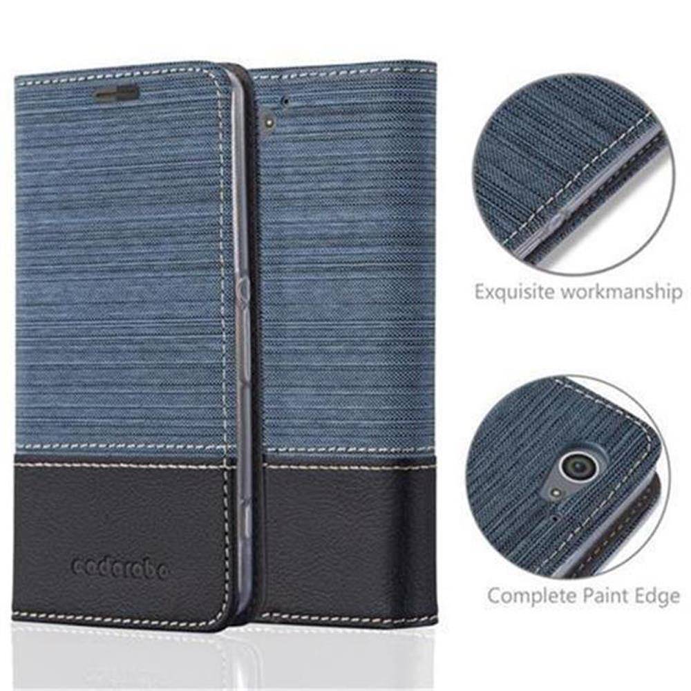Cadorabo Hülle für Sony Xperia Z2 COMPACT Schutzhülle in Blau Handy Hülle Etui Book Case Cover