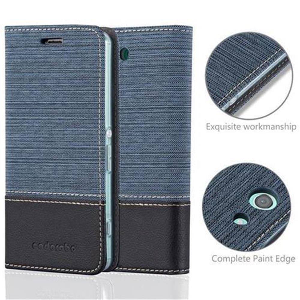 Cadorabo Hülle für Sony Xperia Z3 COMPACT Schutzhülle in Blau Handy Hülle Etui Book Case Cover