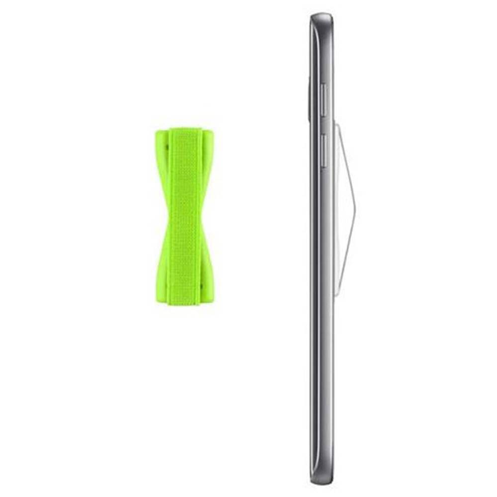 Cadorabo Finger-Halterung Sling Grip für Smartphone / Tablet / iPod / eReader Griff Henkel Sling Schlaufe Riemen in GRÜN
