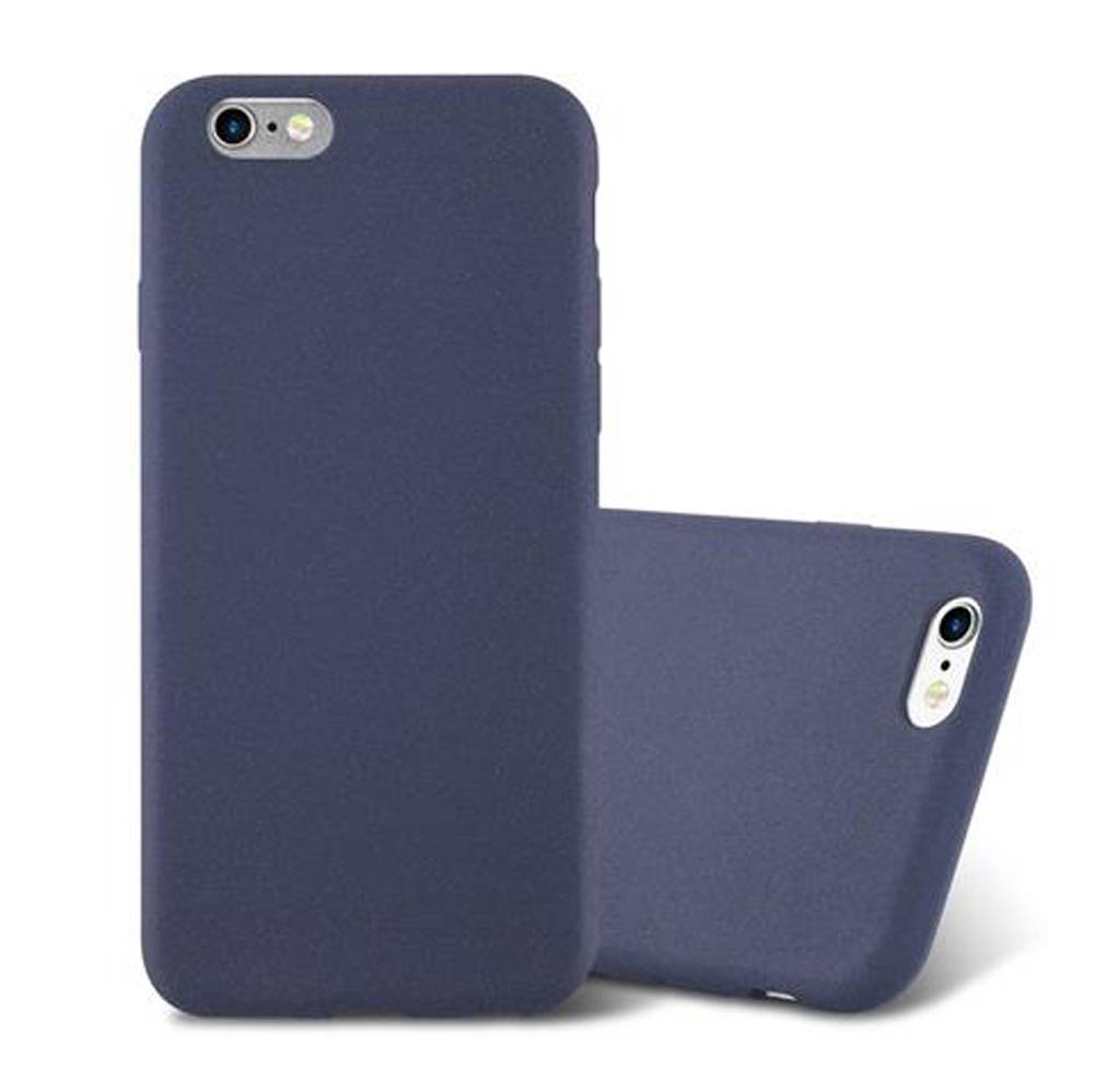 Cadorabo Schutzhülle für Apple iPhone 6 / 6S Hülle in Blau Handyhülle TPU Etui Cover Case