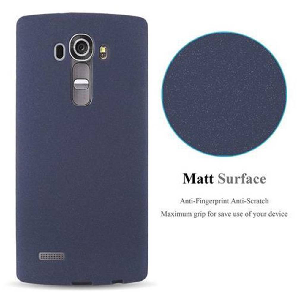 Cadorabo Schutzhülle für LG G4 / G4 PLUS Hülle in Blau Handyhülle TPU Etui Cover Case