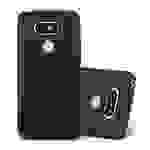 Cadorabo Schutzhülle für LG G5 Hülle in Schwarz Handyhülle TPU Etui Cover Case