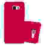 Cadorabo Schutzhülle für Samsung Galaxy A3 2016 Hülle in Rot Handyhülle TPU Etui Cover Case