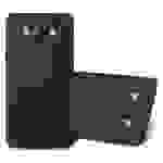 Cadorabo Schutzhülle für Samsung Galaxy J7 2016 Hülle in Schwarz Handyhülle TPU Etui Cover Case