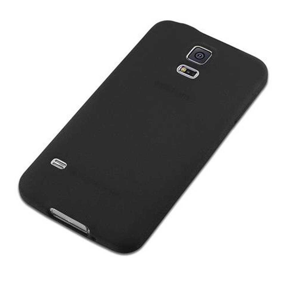 Cadorabo Schutzhülle für Samsung Galaxy S5 / S5 NEO Hülle in Schwarz Handyhülle TPU Etui Cover Case