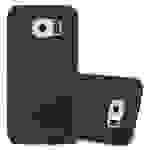 Cadorabo Schutzhülle für Samsung Galaxy S6 Hülle in Schwarz Handyhülle TPU Etui Cover Case