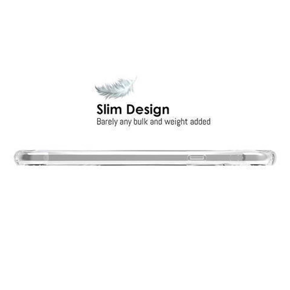 Cadorabo Schutzhülle für Samsung Galaxy A7 2016 in Weiß Etui Schutzhülle TPU Silikon Cover mit Schlaufe