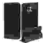 Cadorabo Hülle für Samsung Galaxy S7 in ANTIK BRAUN mit unsichtbarem Magnetverschluss und Standfunktion