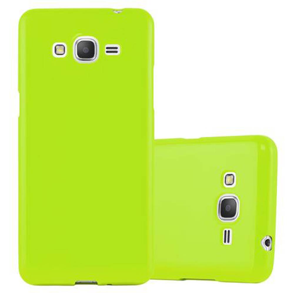 Cadorabo Schutzhülle für Samsung Galaxy GRAND PRIME Hülle in Grün TPU Etui Hülle Case Cover